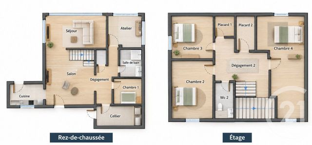 maison à vendre - 7 pièces - 156.0 m2 - VANY - 57 - LORRAINE - Century 21 Côté Est Immobilier
