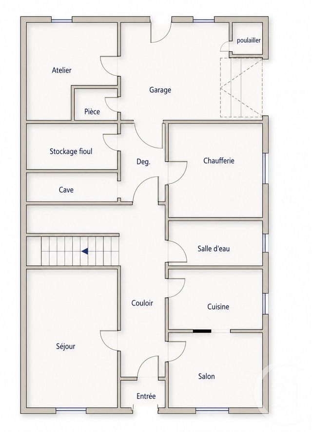 maison à vendre - 5 pièces - 155.53 m2 - FAILLY - 57 - LORRAINE - Century 21 Côté Est Immobilier